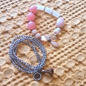 Set of 2 boho bracelets